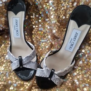 Jimmy Choo Snakeskin Sandals